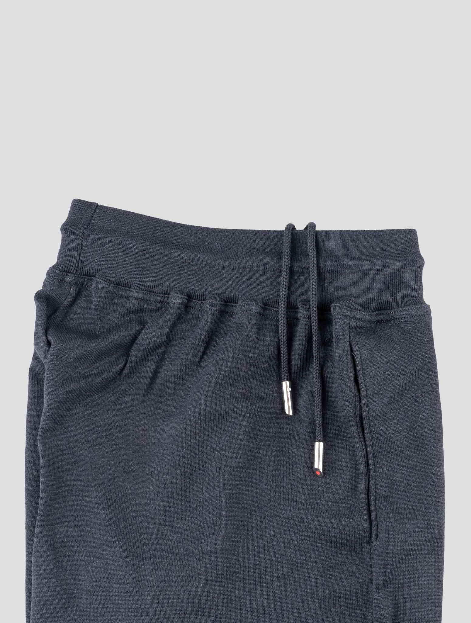 Kiton Blue Cotton Jogging Pants