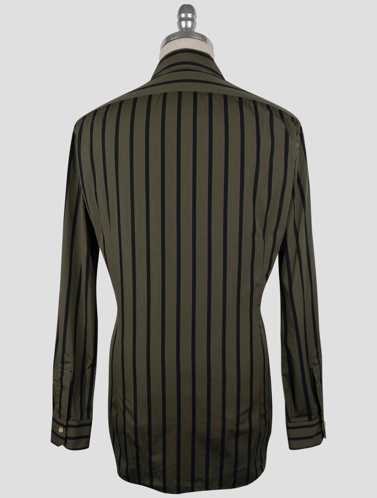 Kiton Green Cotton Shirt