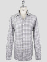 Kiton Gray Cotton Shirt