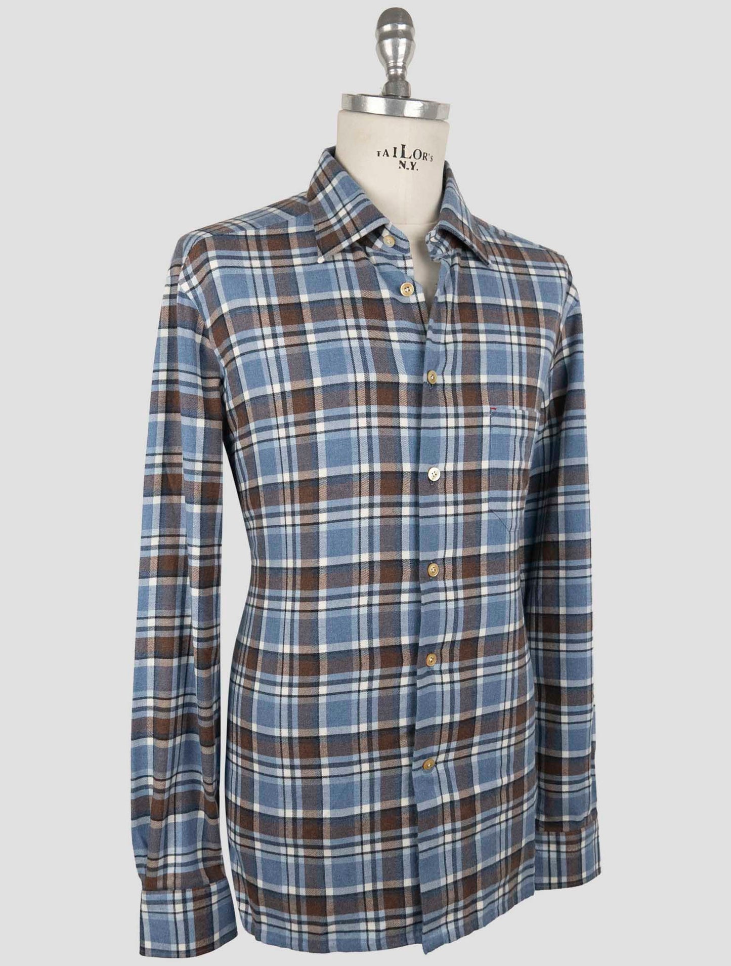 Kiton Multicoor Cotton Shirt
