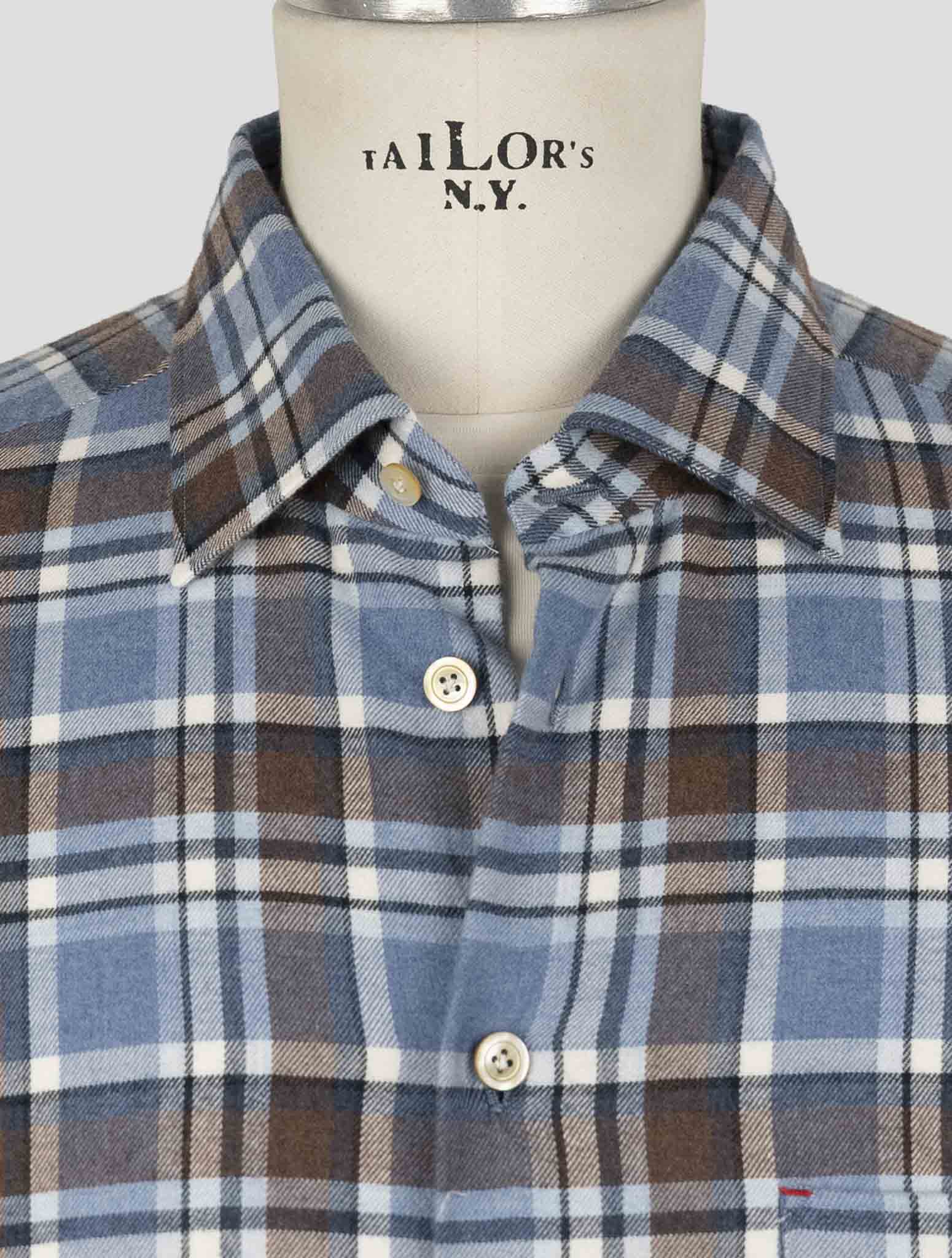 Kiton Multicoor Cotton Shirt