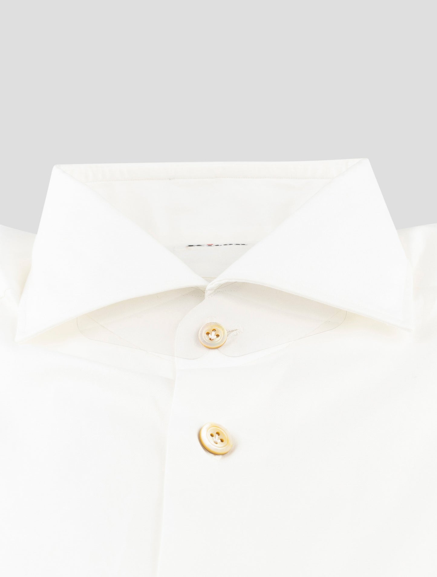 Kiton White Cotton Shirt