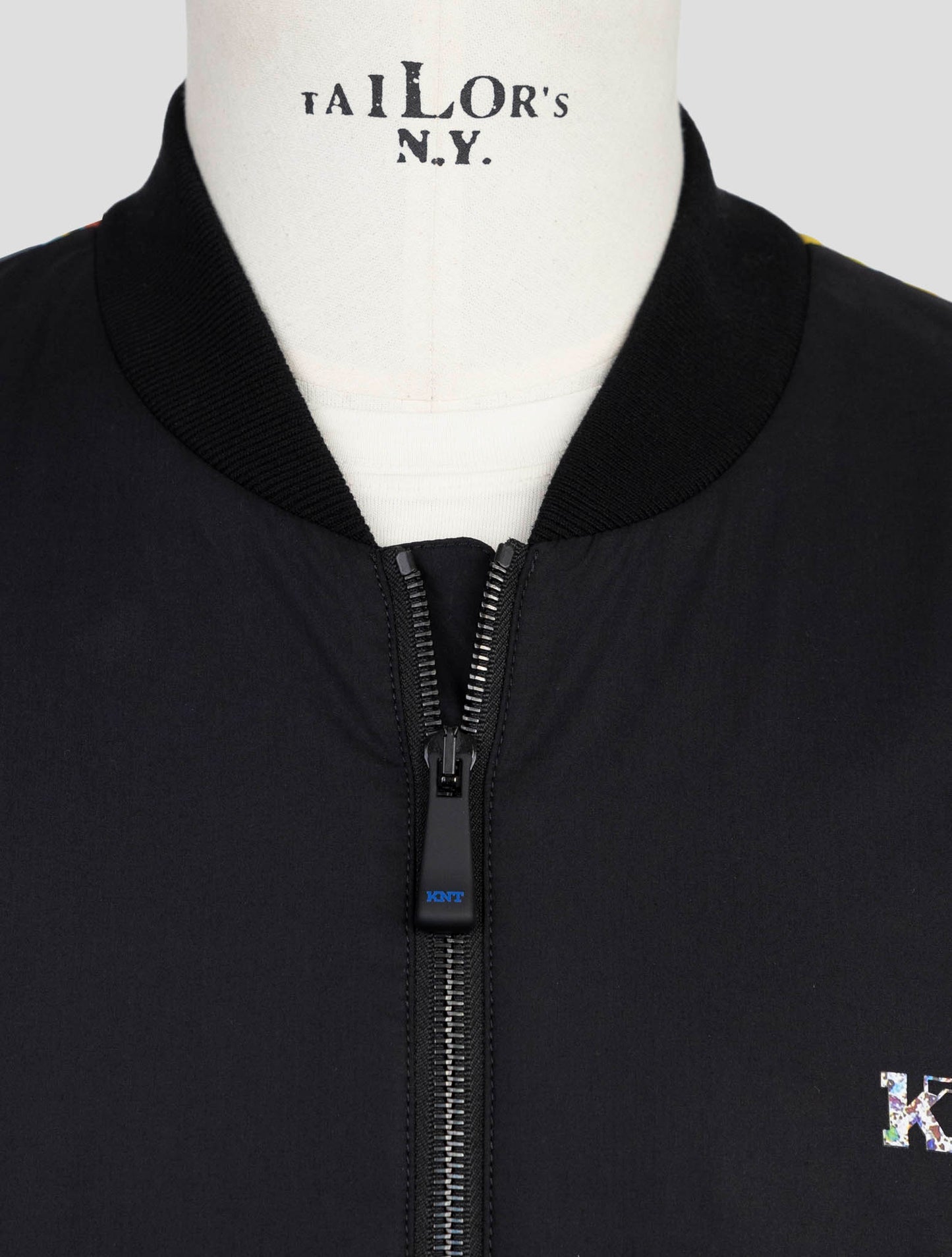 Kiton Knt Black Cotton Coat