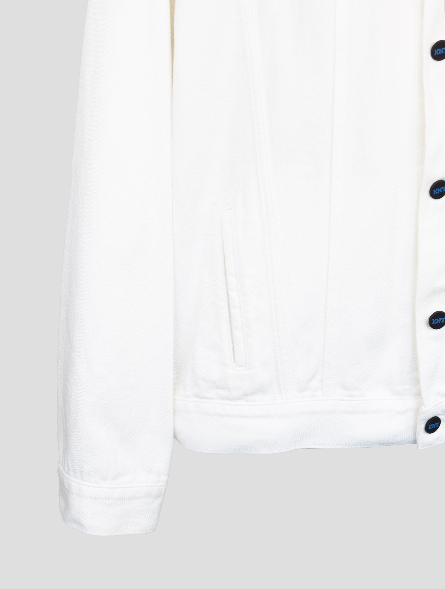 Kiton Knt White Cotton Ea Coat