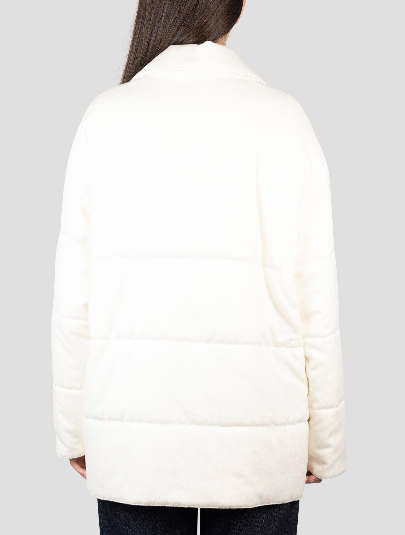Kiton White Cashmere Coat