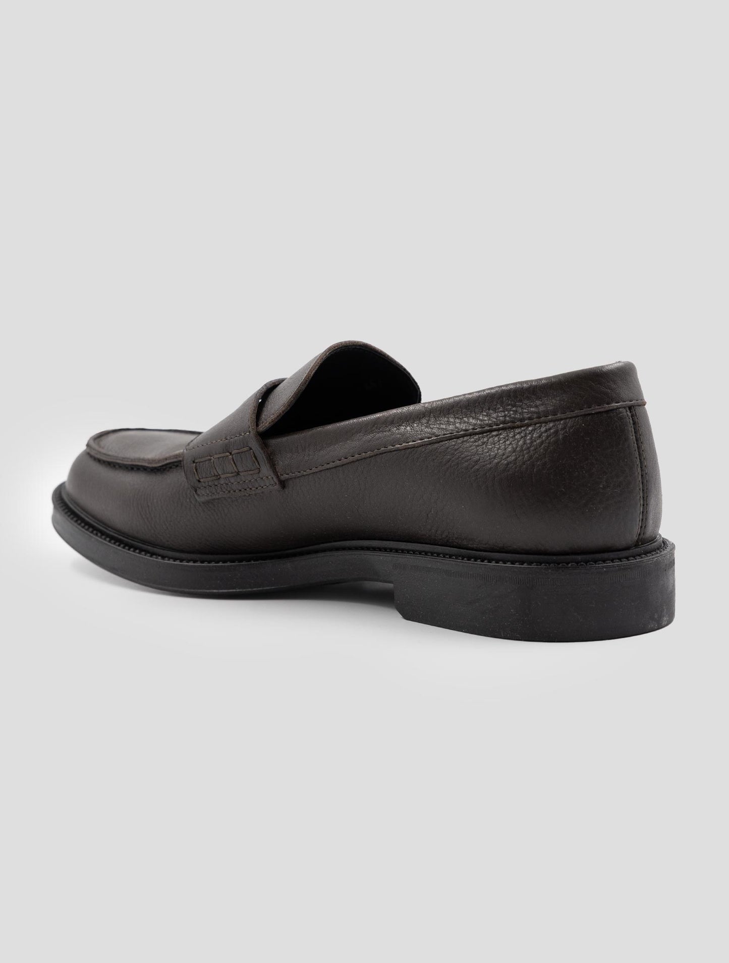Kiton Brown Leather With Fur Loafers