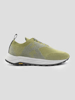 Kiton Green Pl Pu Wool Sneakers