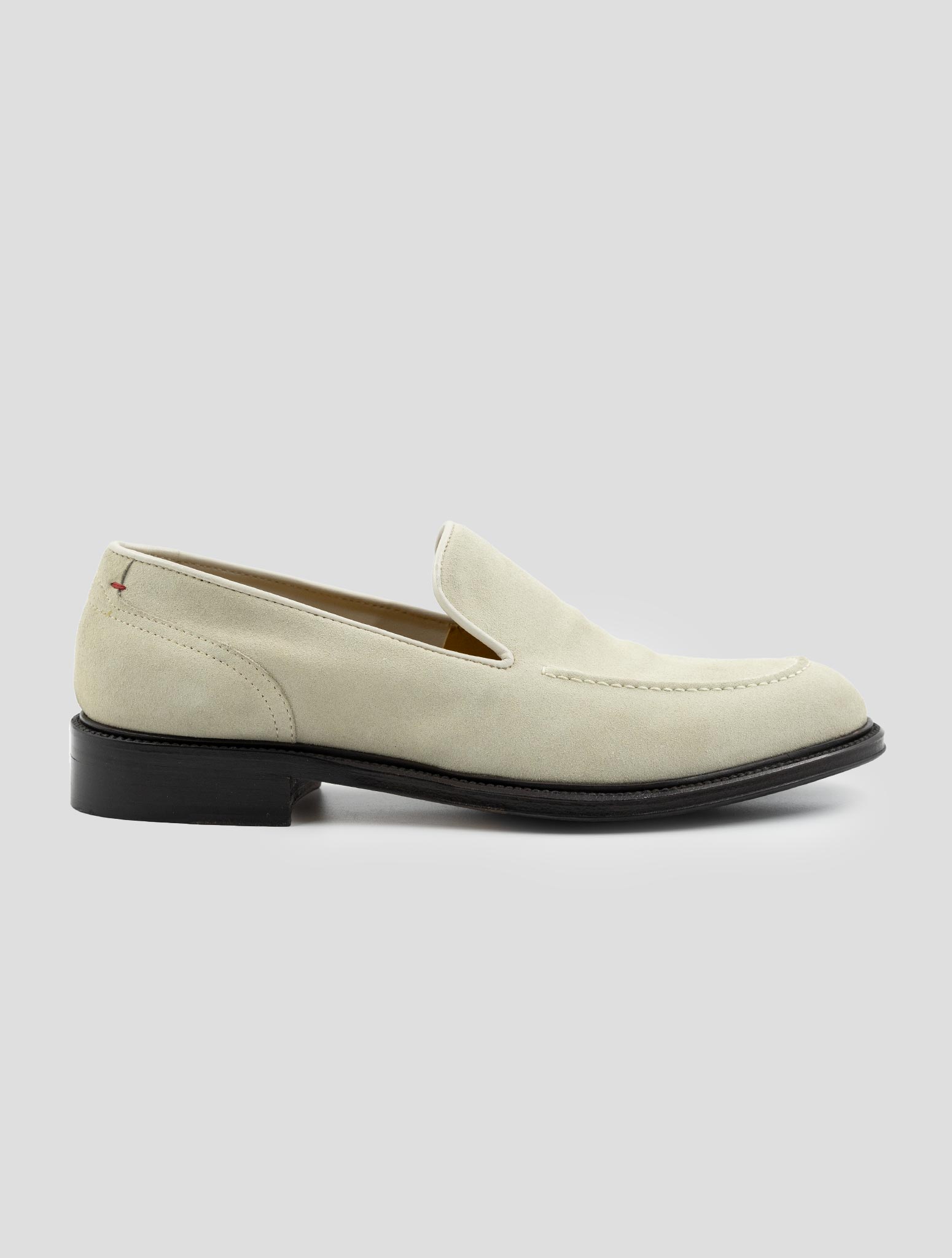 Kiton Beige Leather Suede Loafers