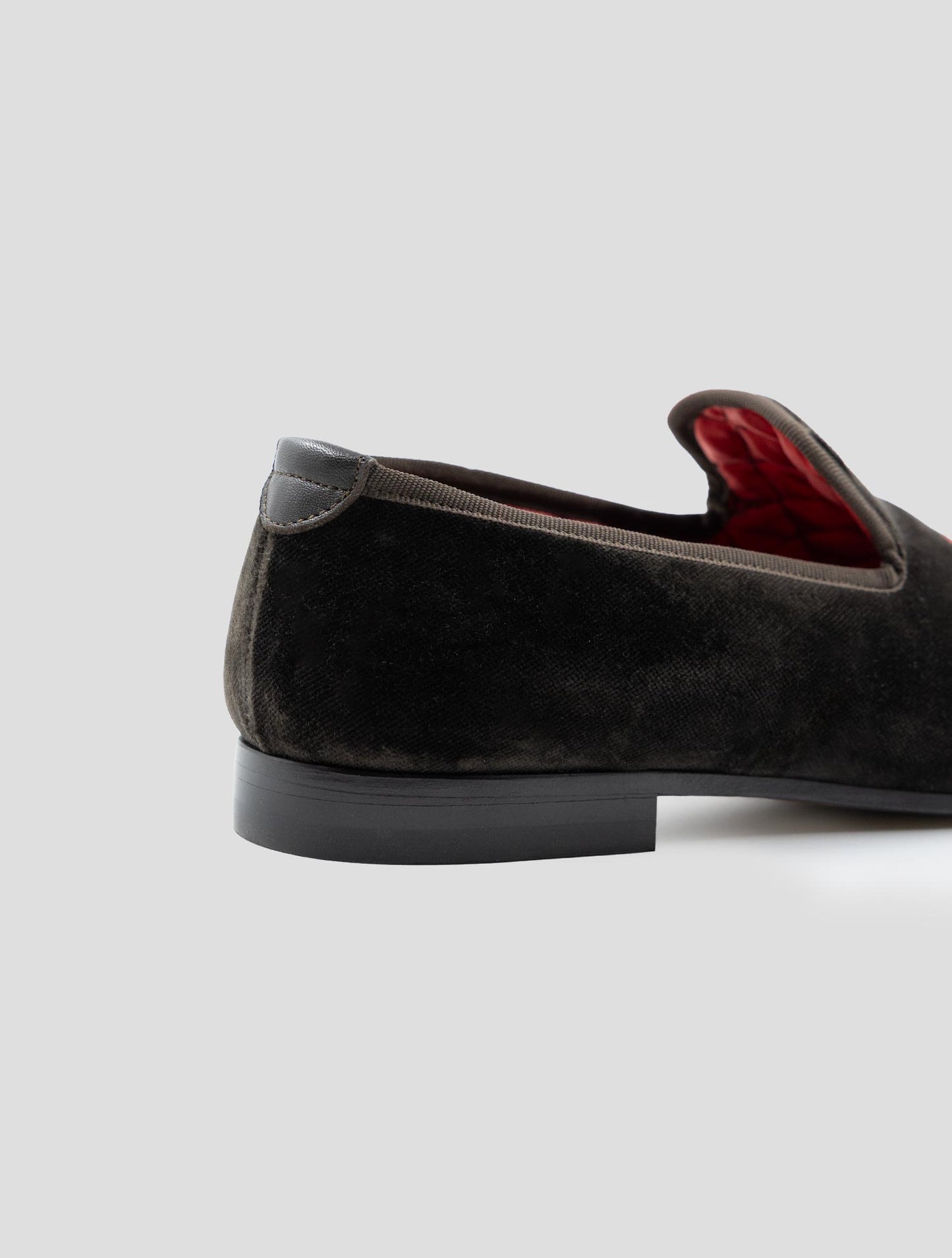 Kiton Brown Cotton Pl Loafers