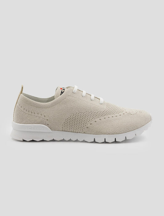 Kiton Beige Cashmere Pl Sneakers