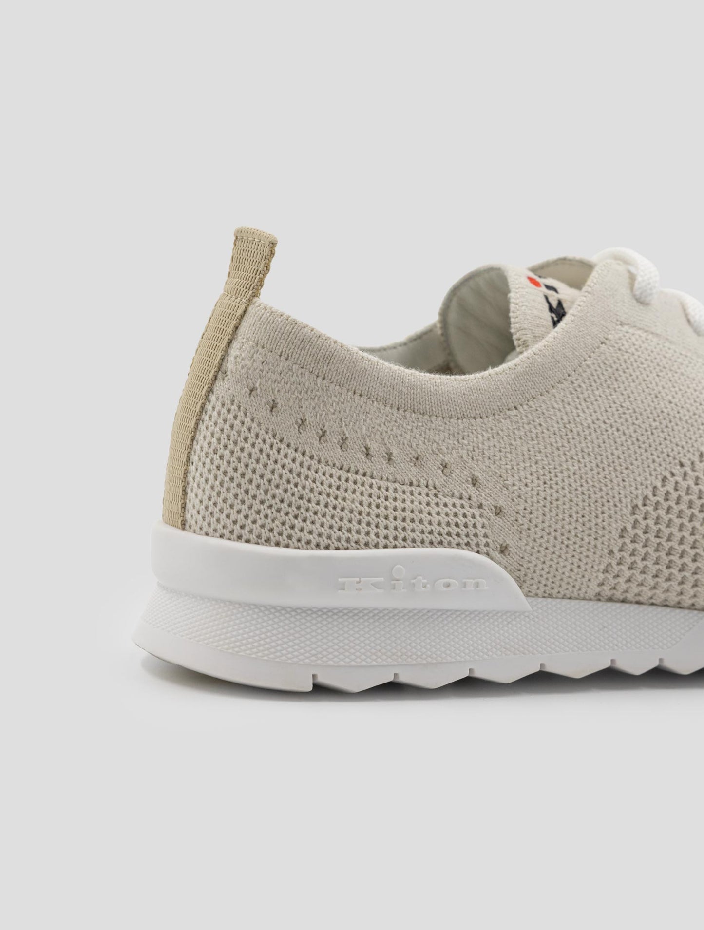 Kiton Beige Cashmere Pl Sneakers