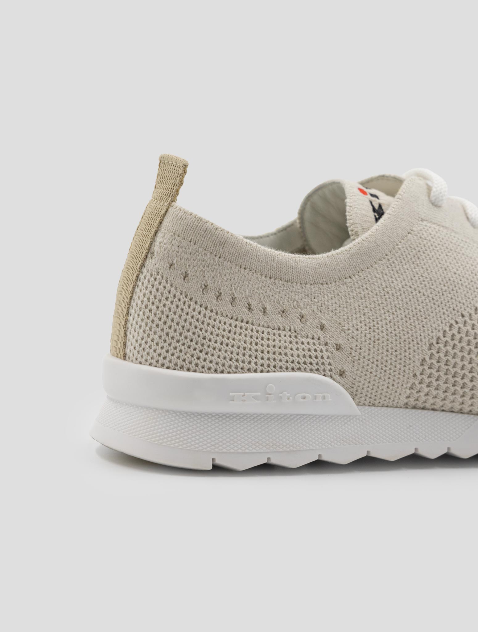 Kiton Beige Cashmere Pl Sneakers