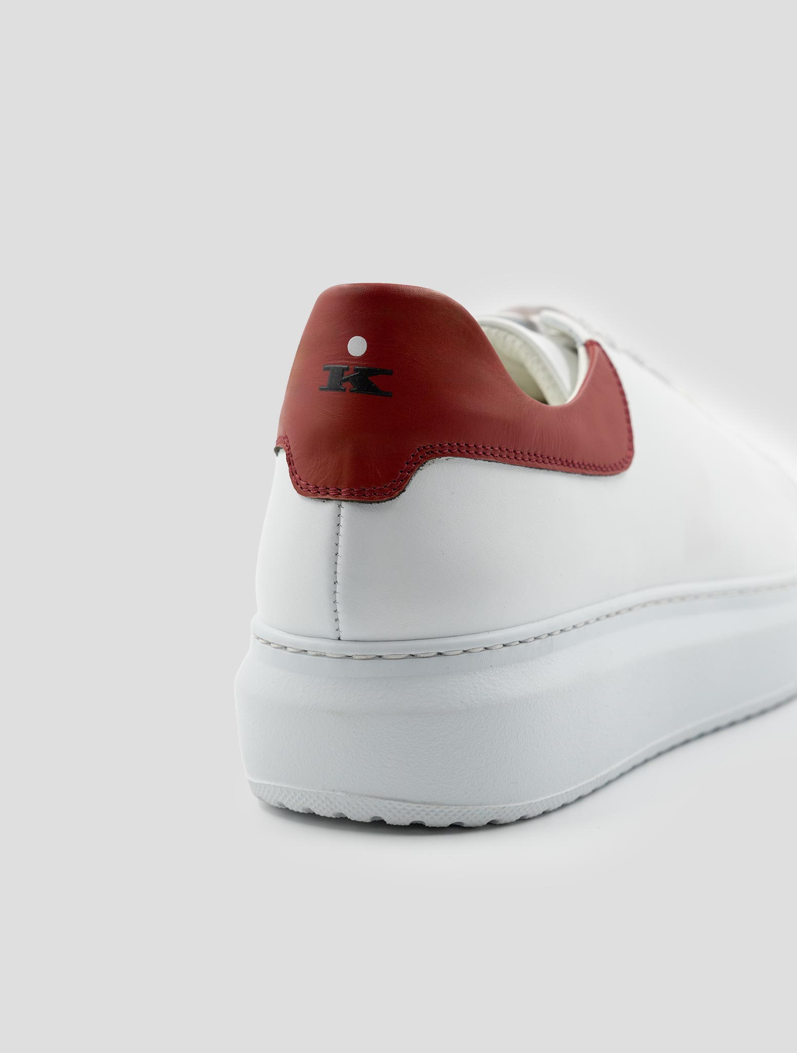 Kiton White Leather Sneakers