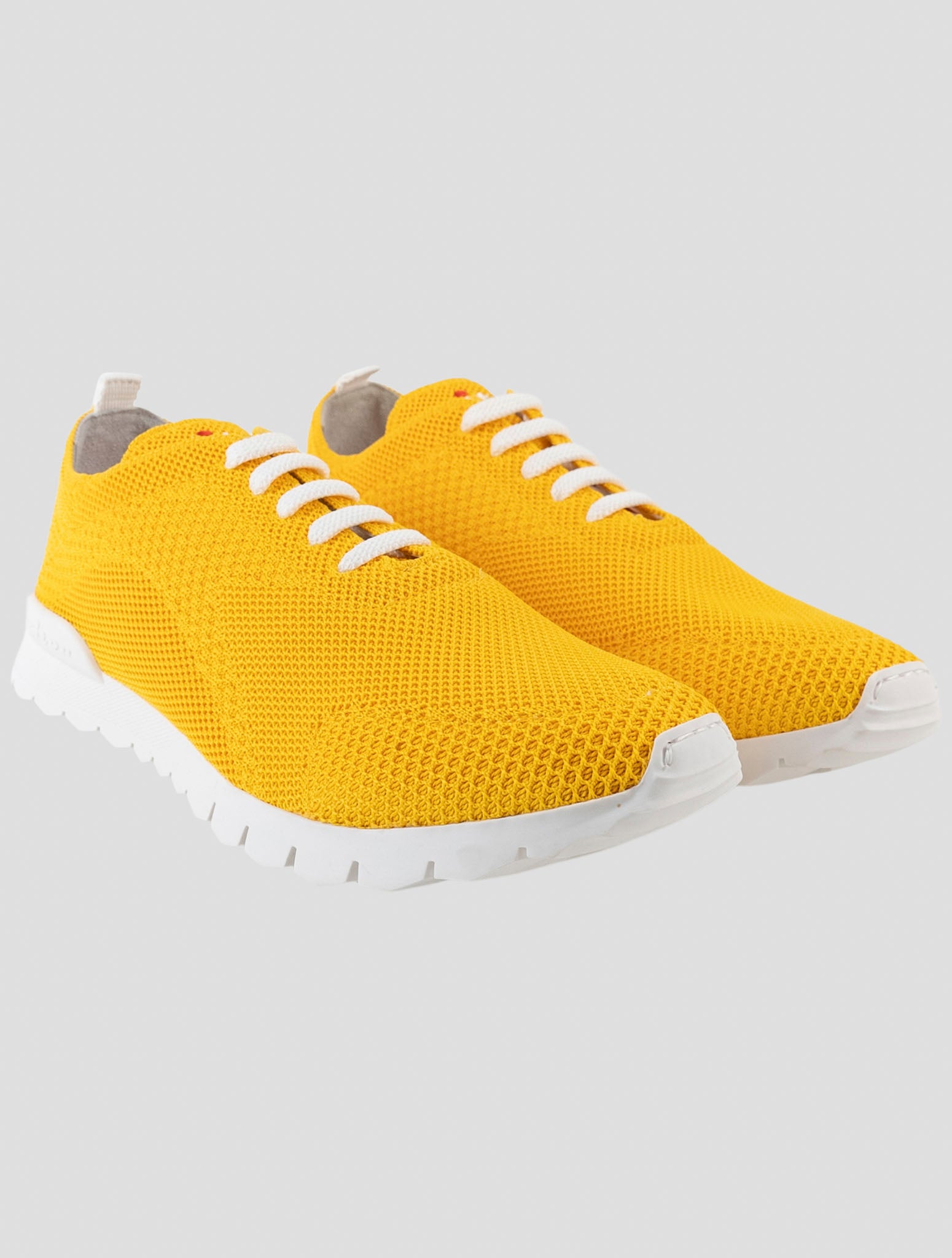 Kiton Yellow Cotton Ea Sneakers