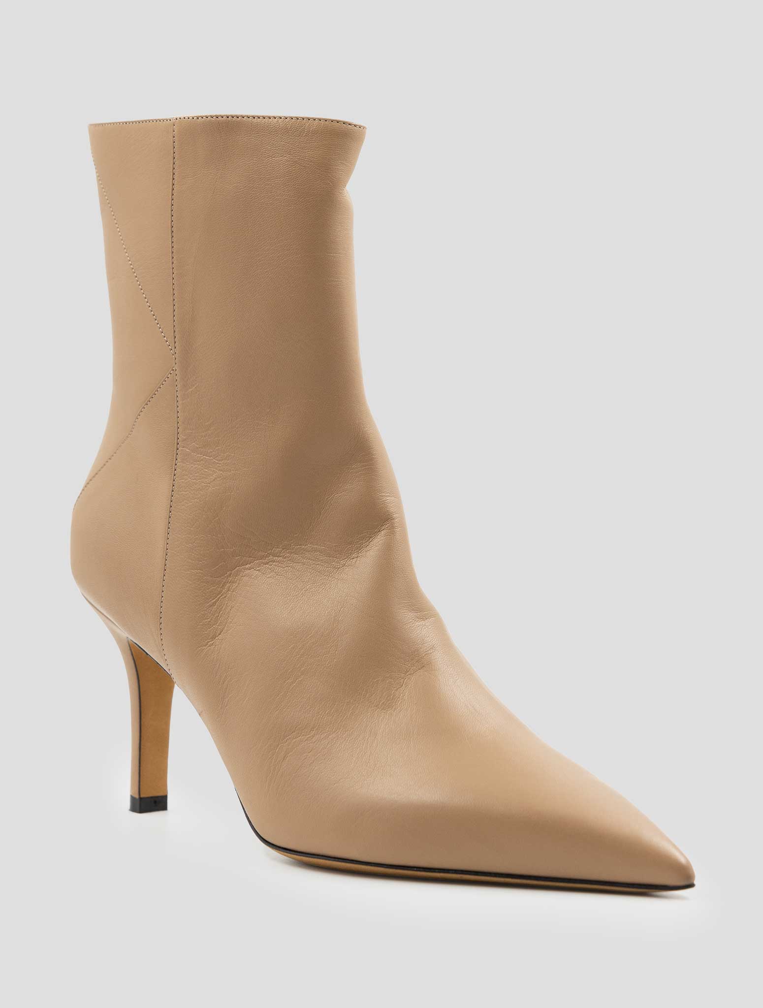 Kiton Beige Leather Boots