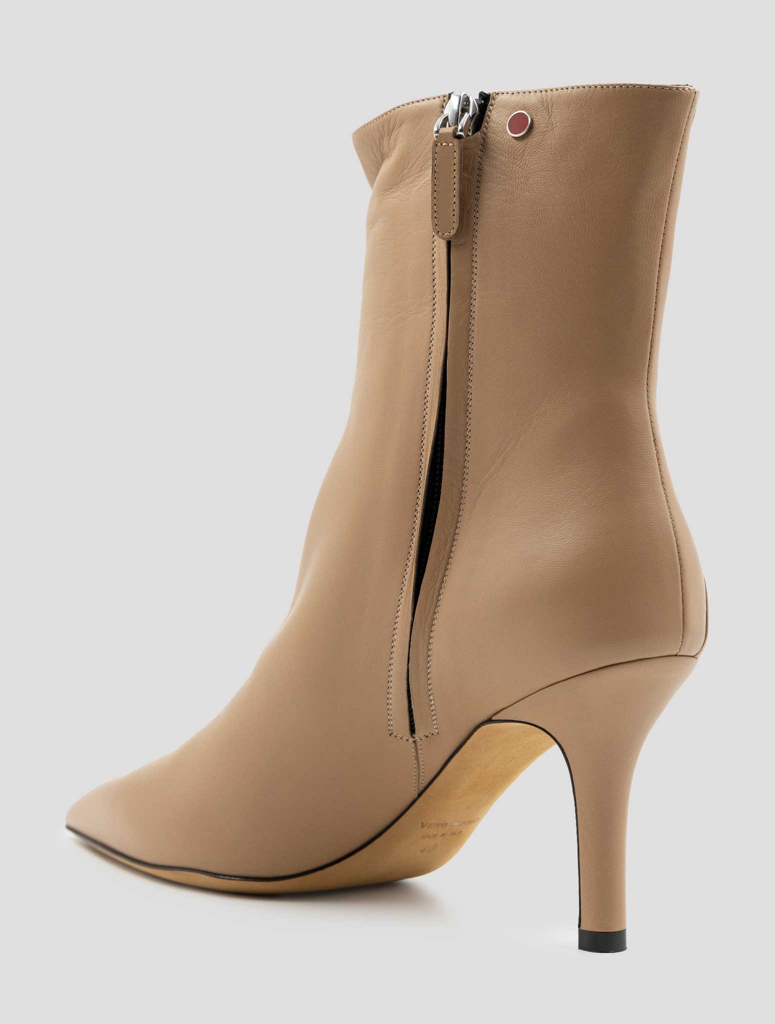 Kiton Beige Leather Boots