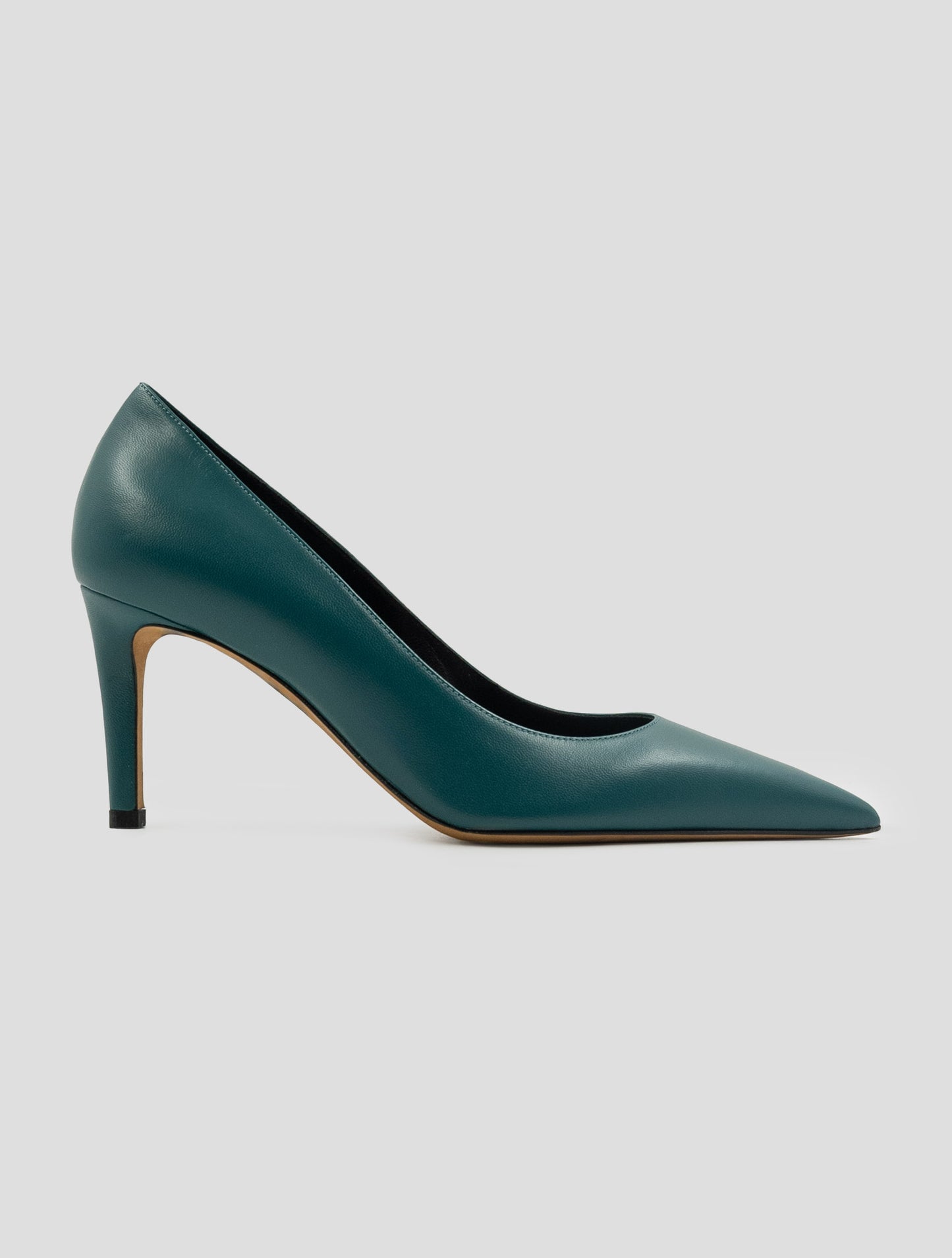 Kiton Green Leather Decollete