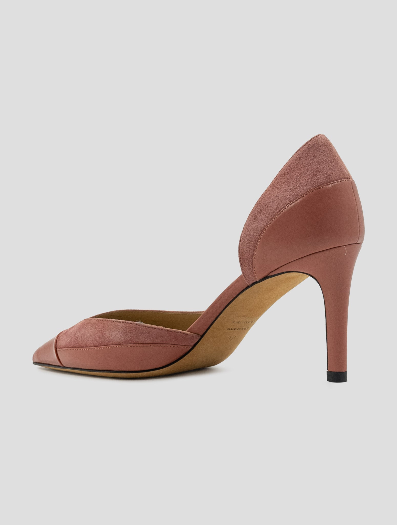 Kiton Pink Leather Decollete