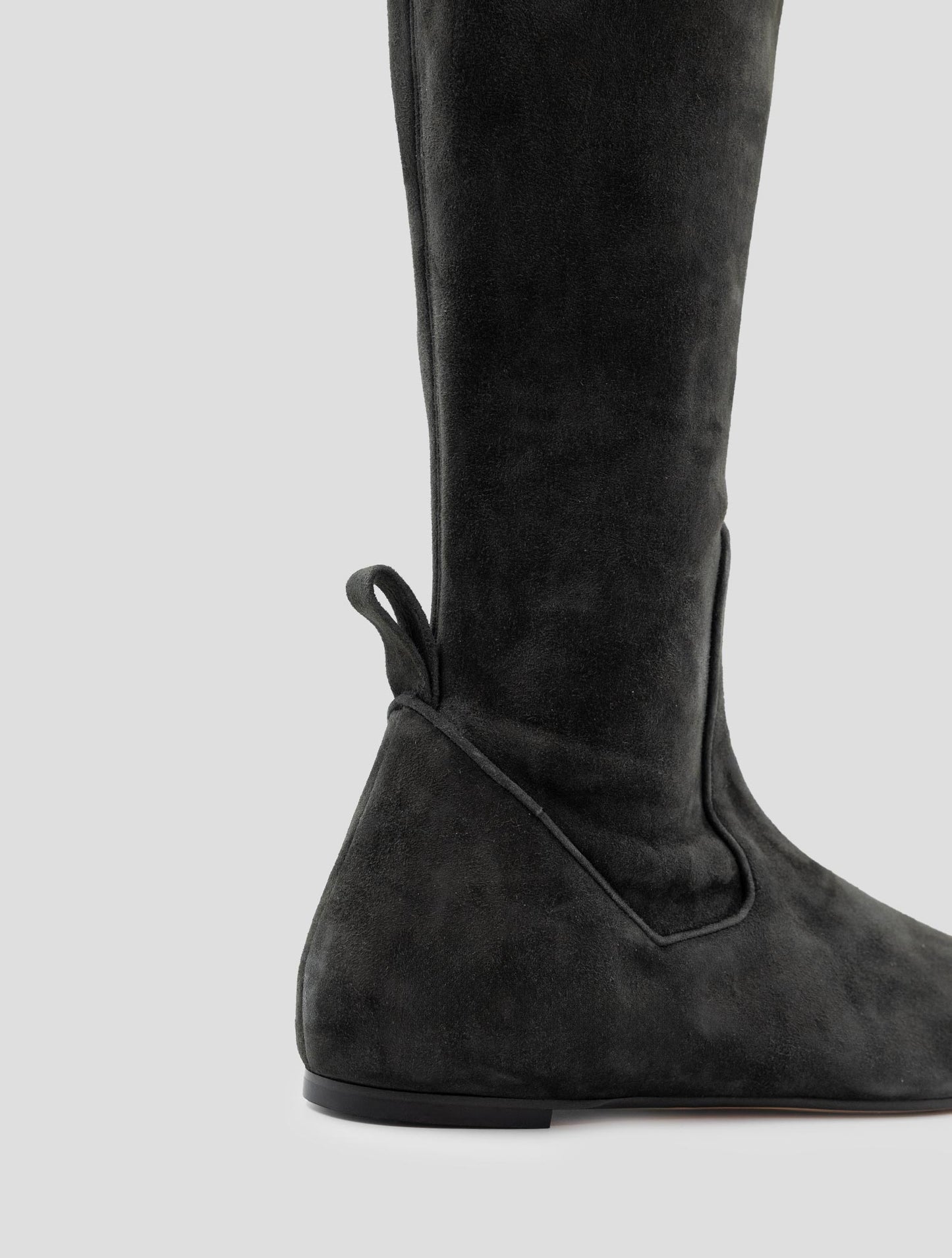 Kiton Gray Leather Suede Boots