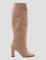 Kiton Pink Leather Deer Boots