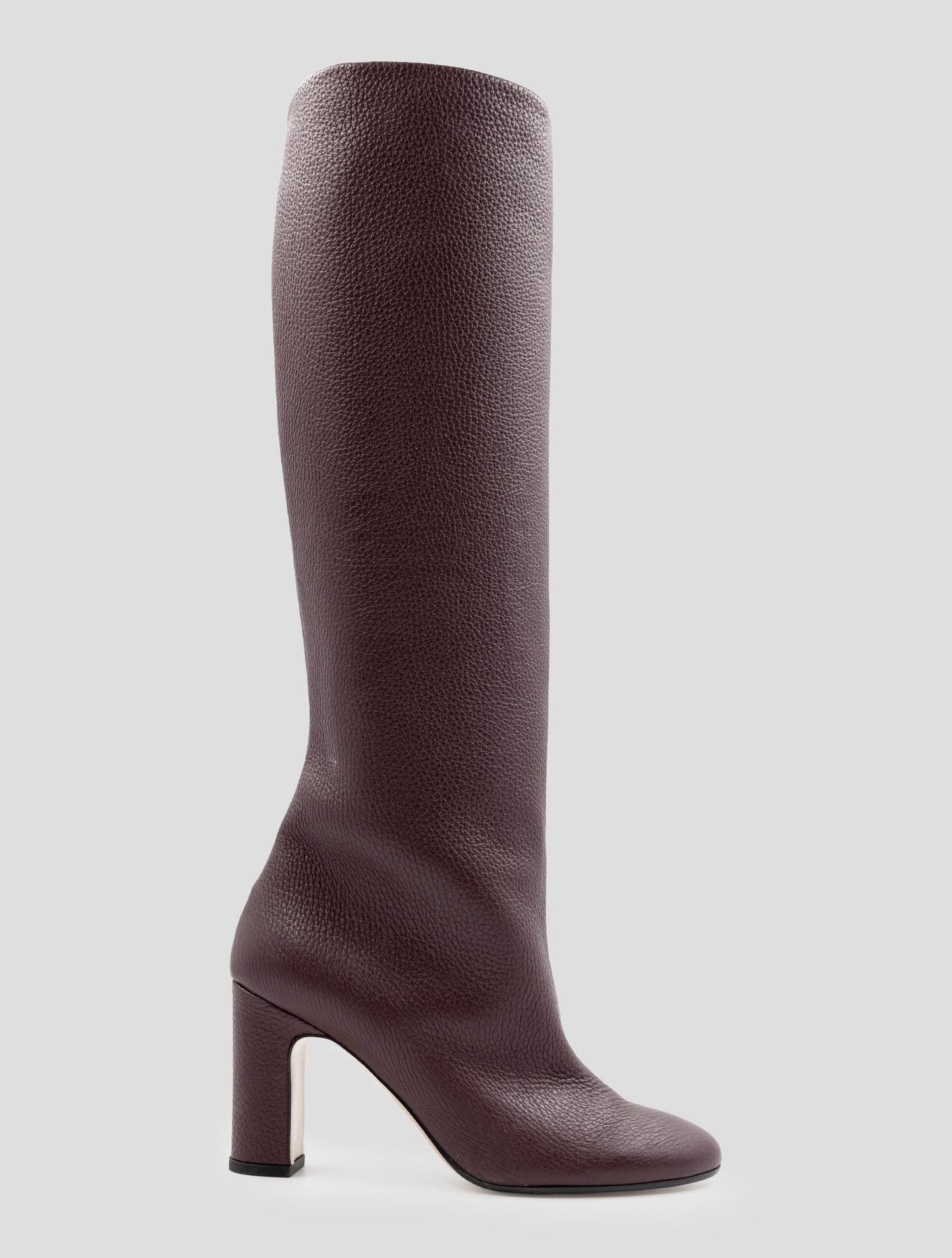 Kiton Burgundy Leather Deer Boots