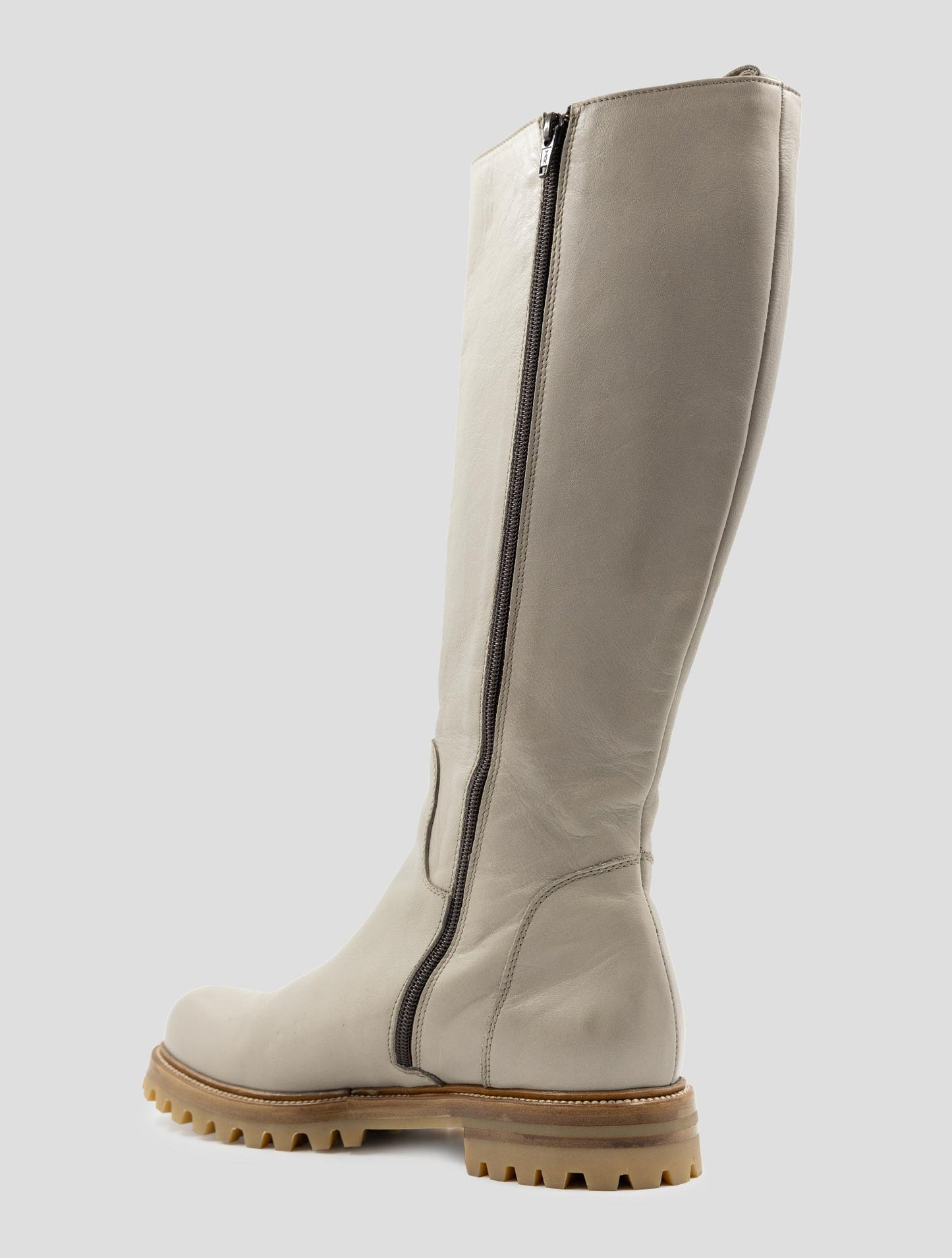 Kiton Gray leather Boots