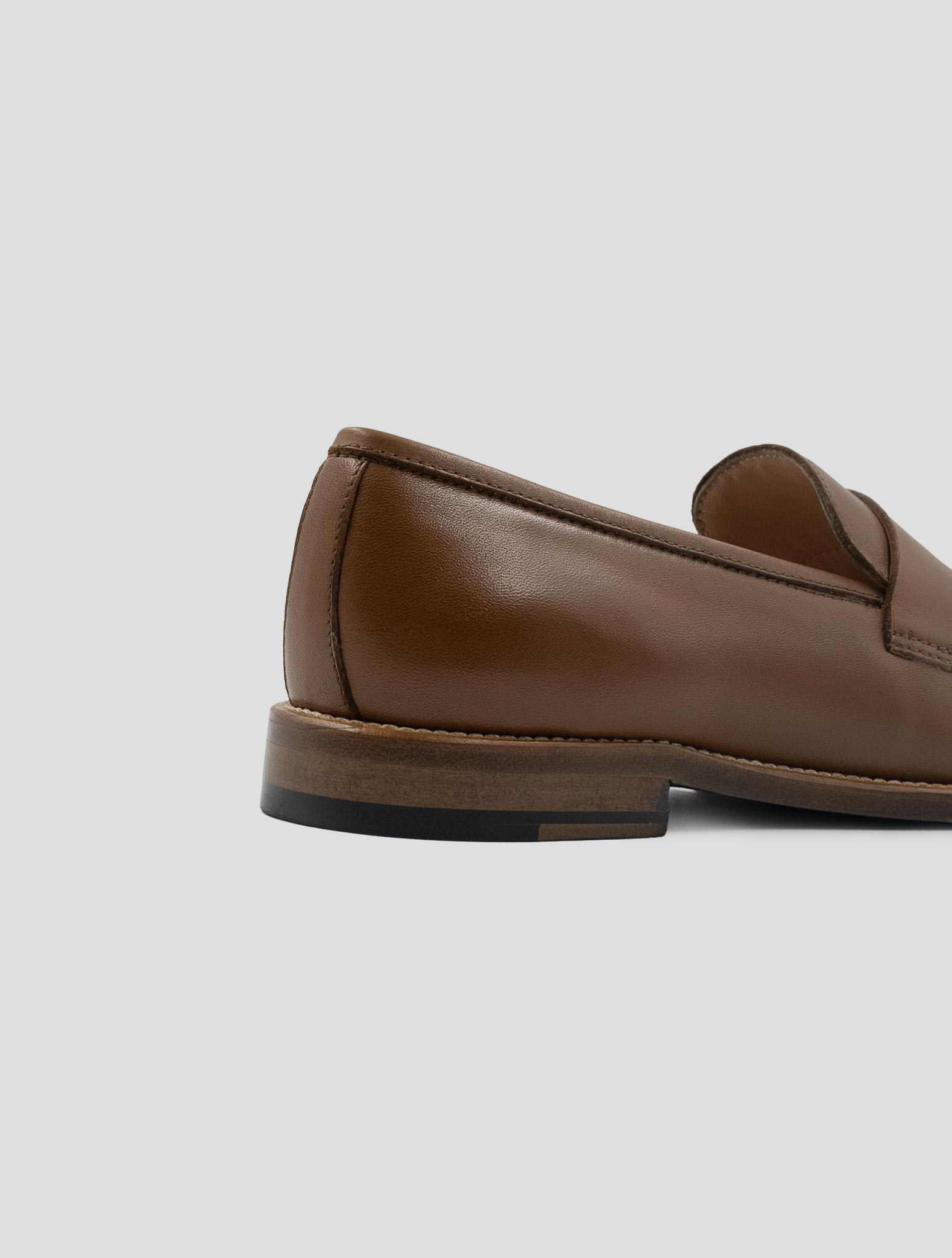 Kiton Brown Leather Loafers