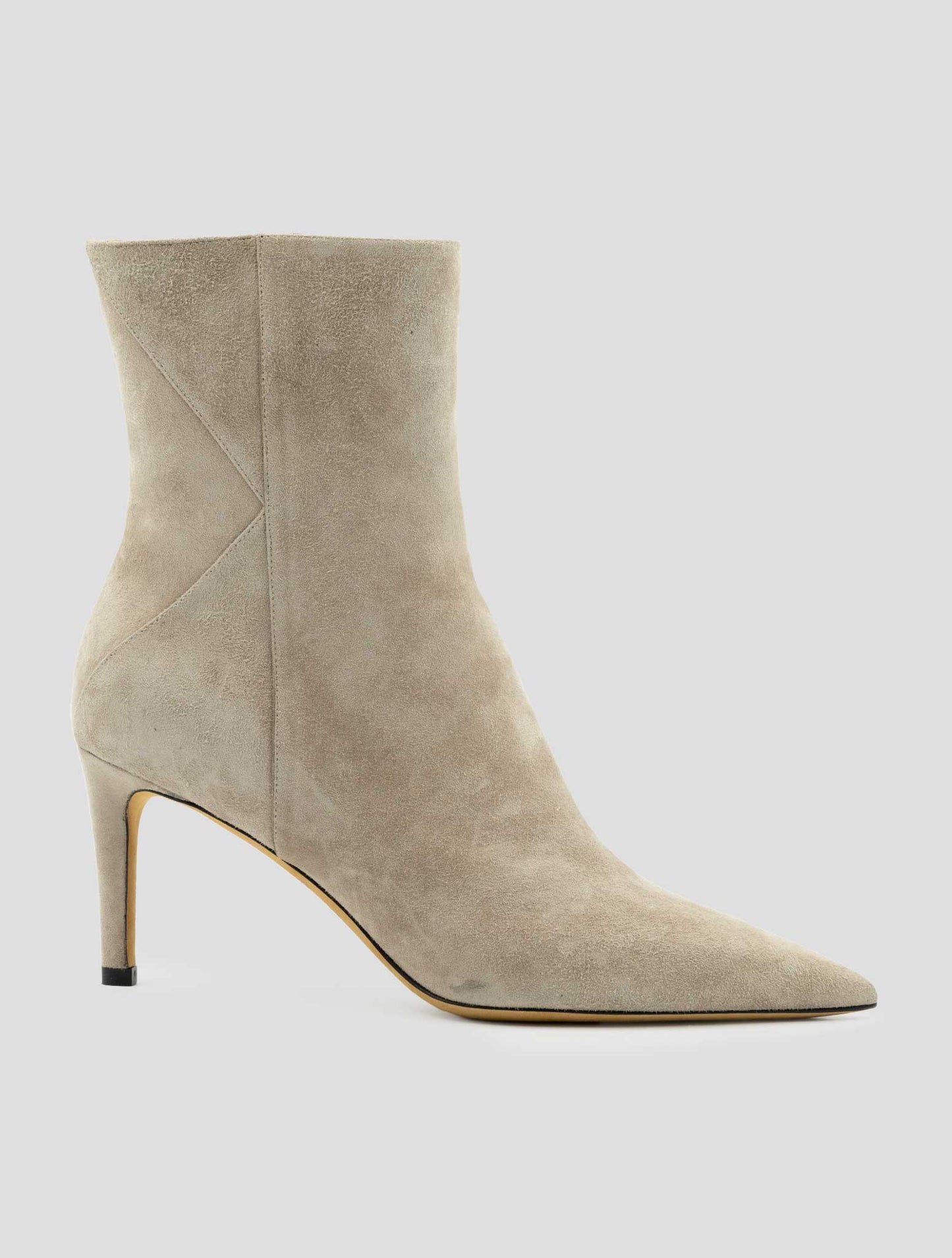 Kiton Beige Leather Suede Boots