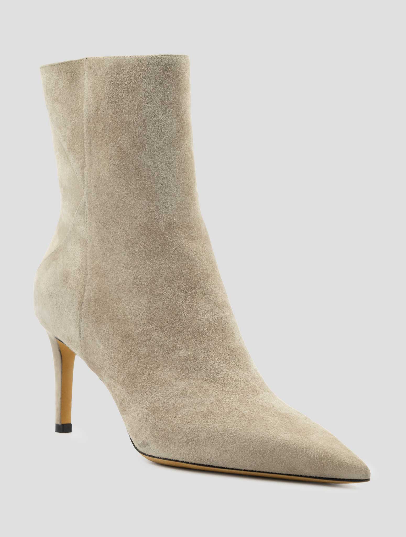 Kiton Beige Leather Suede Boots