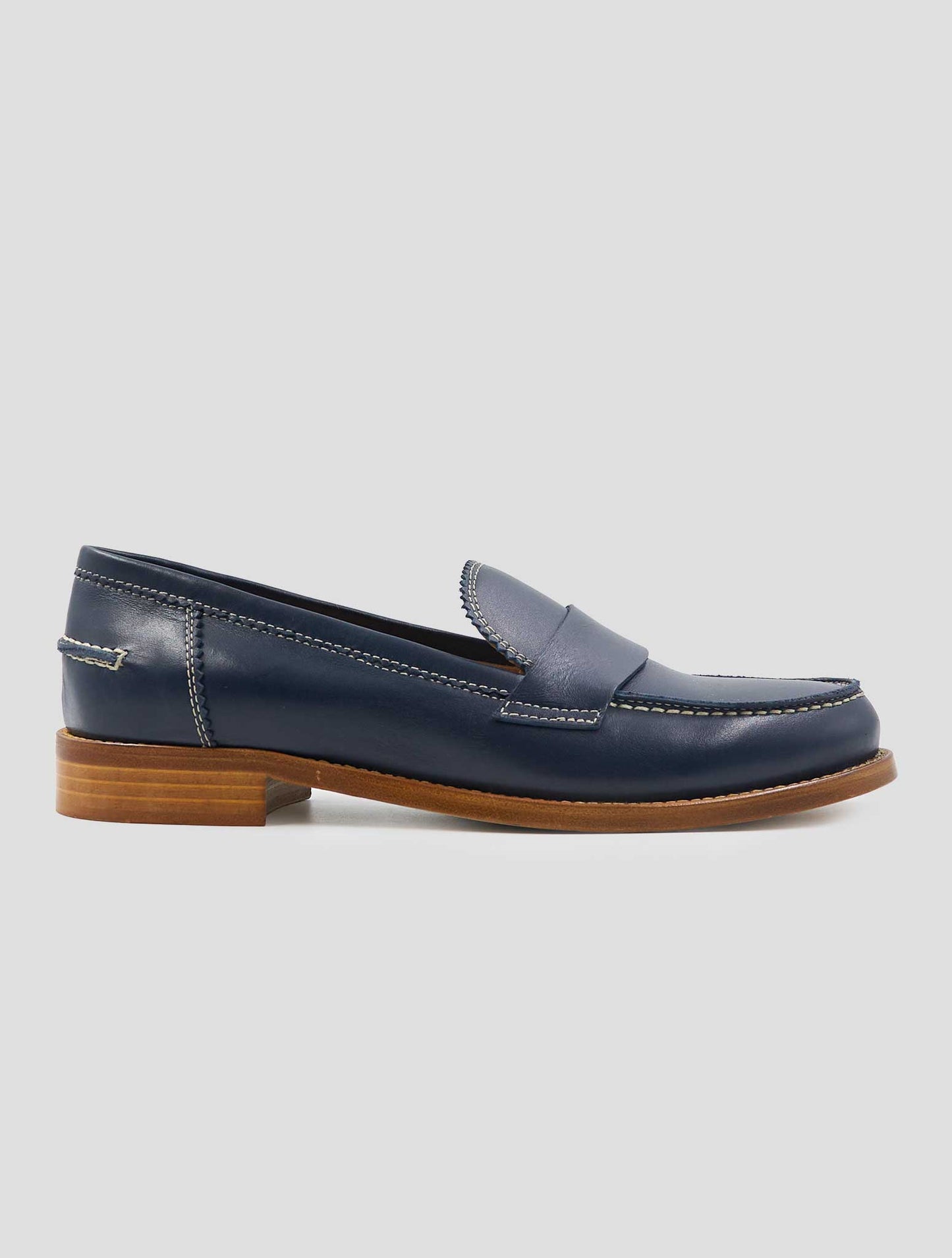 Kiton Black Leather Loafers