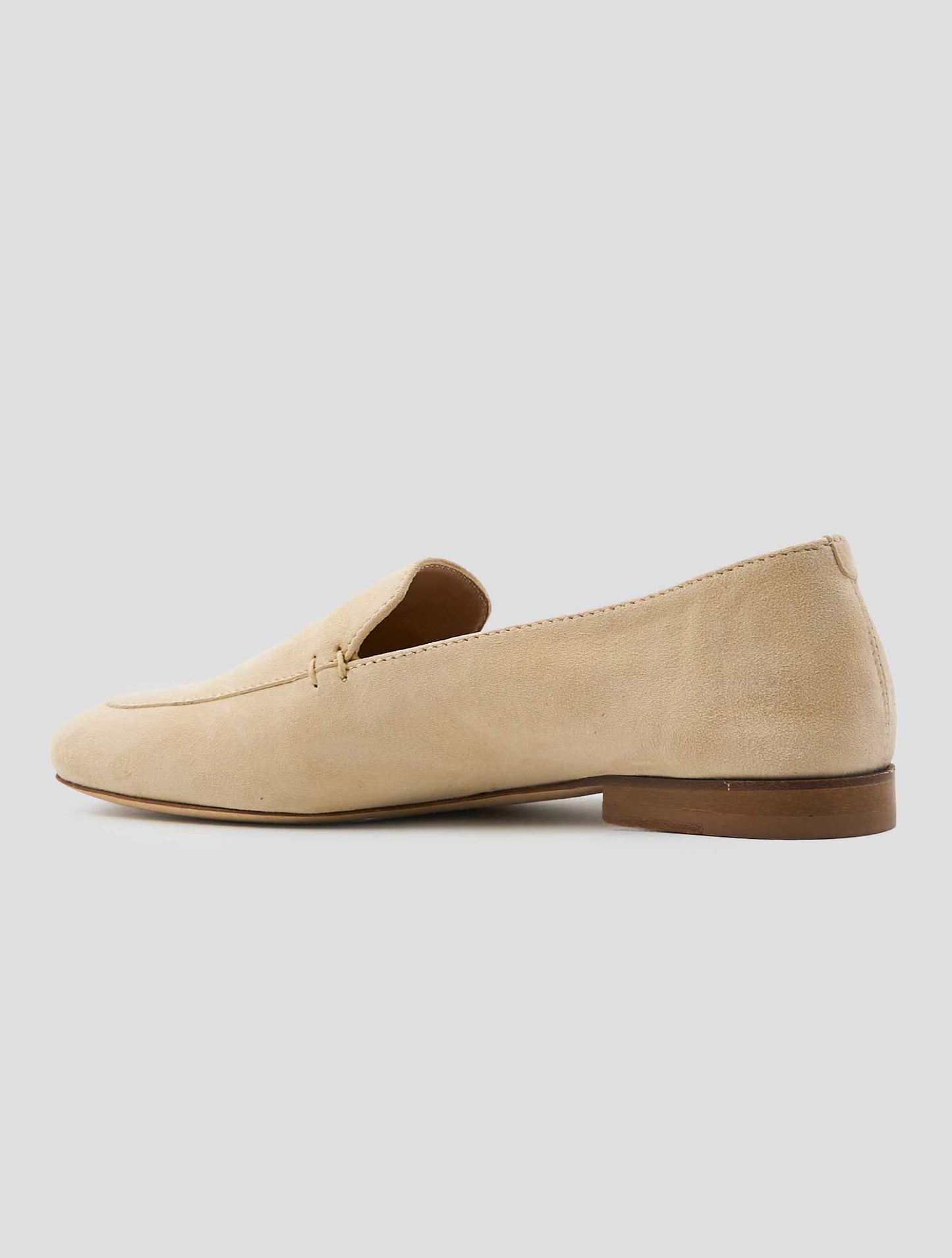 Kiton Beige Leather Suede Loafers