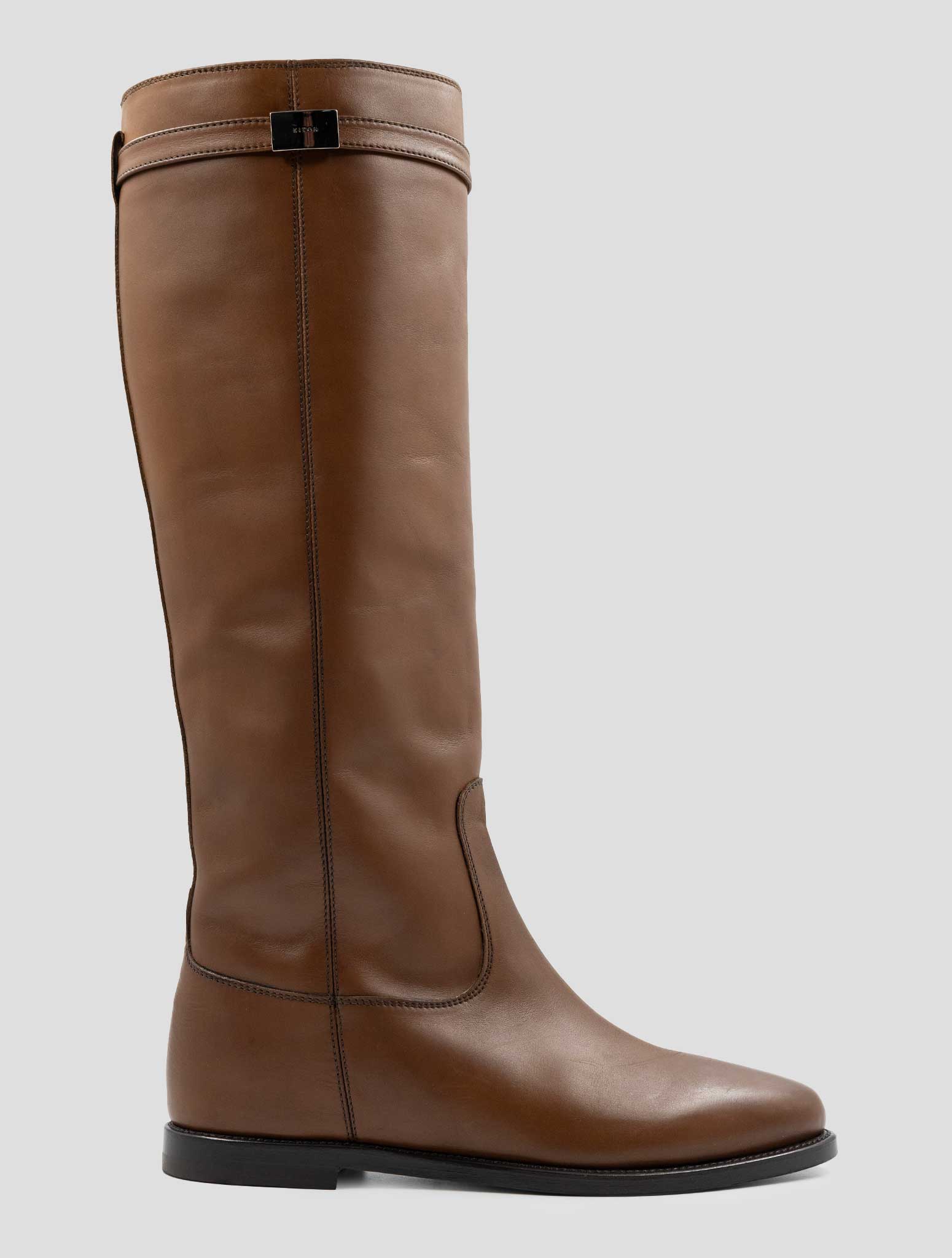 Kiton Brown Leather Boots