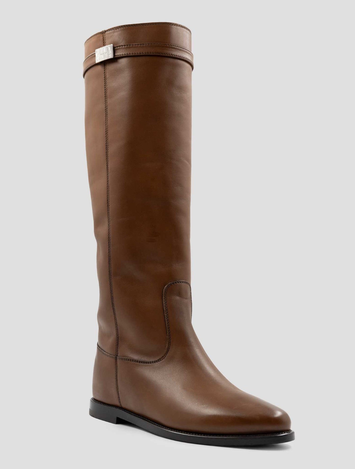 Kiton Brown Leather Boots