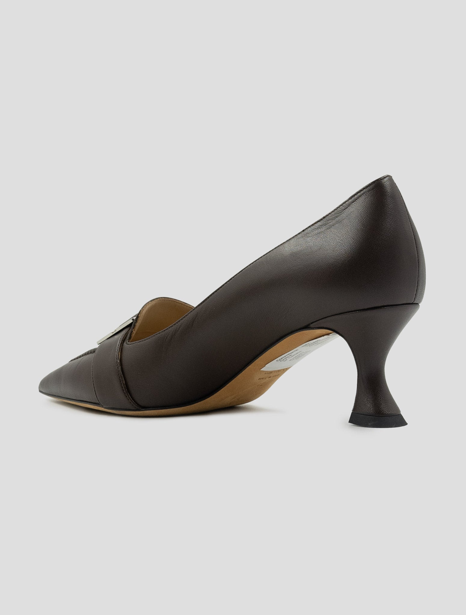 Kiton Brown Leather Decollete