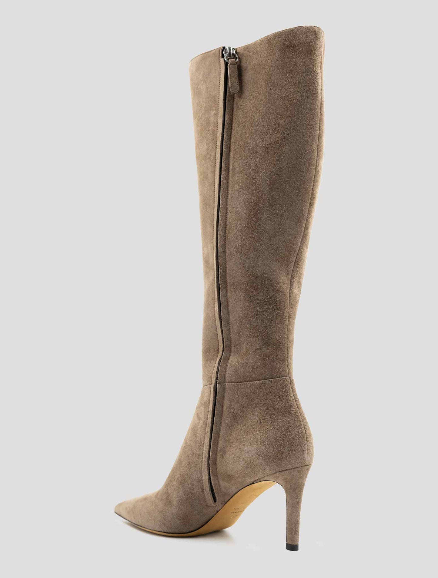 Kiton Brown Leather Suede Boots