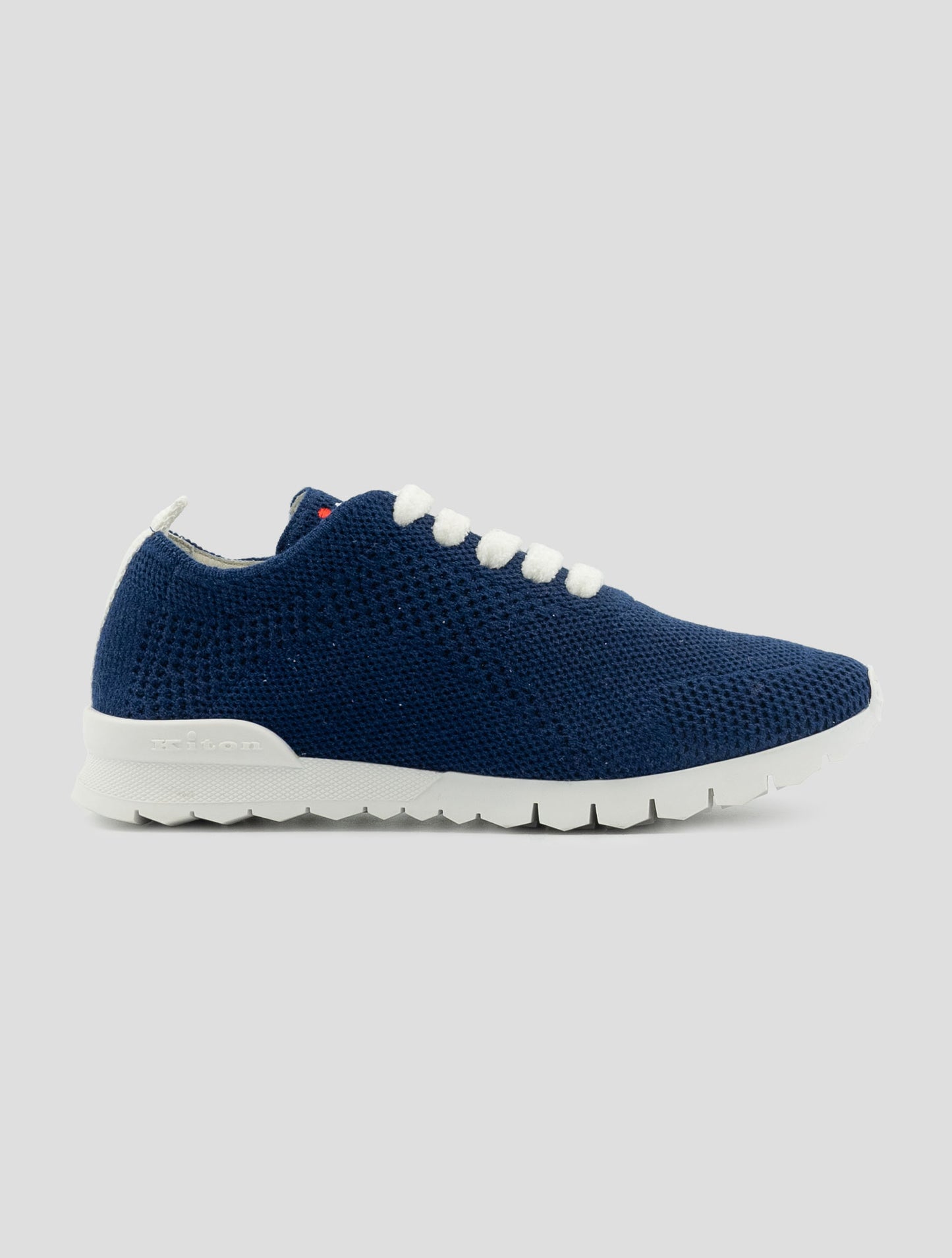 Kiton Blue Cashmere Pl Sneakers