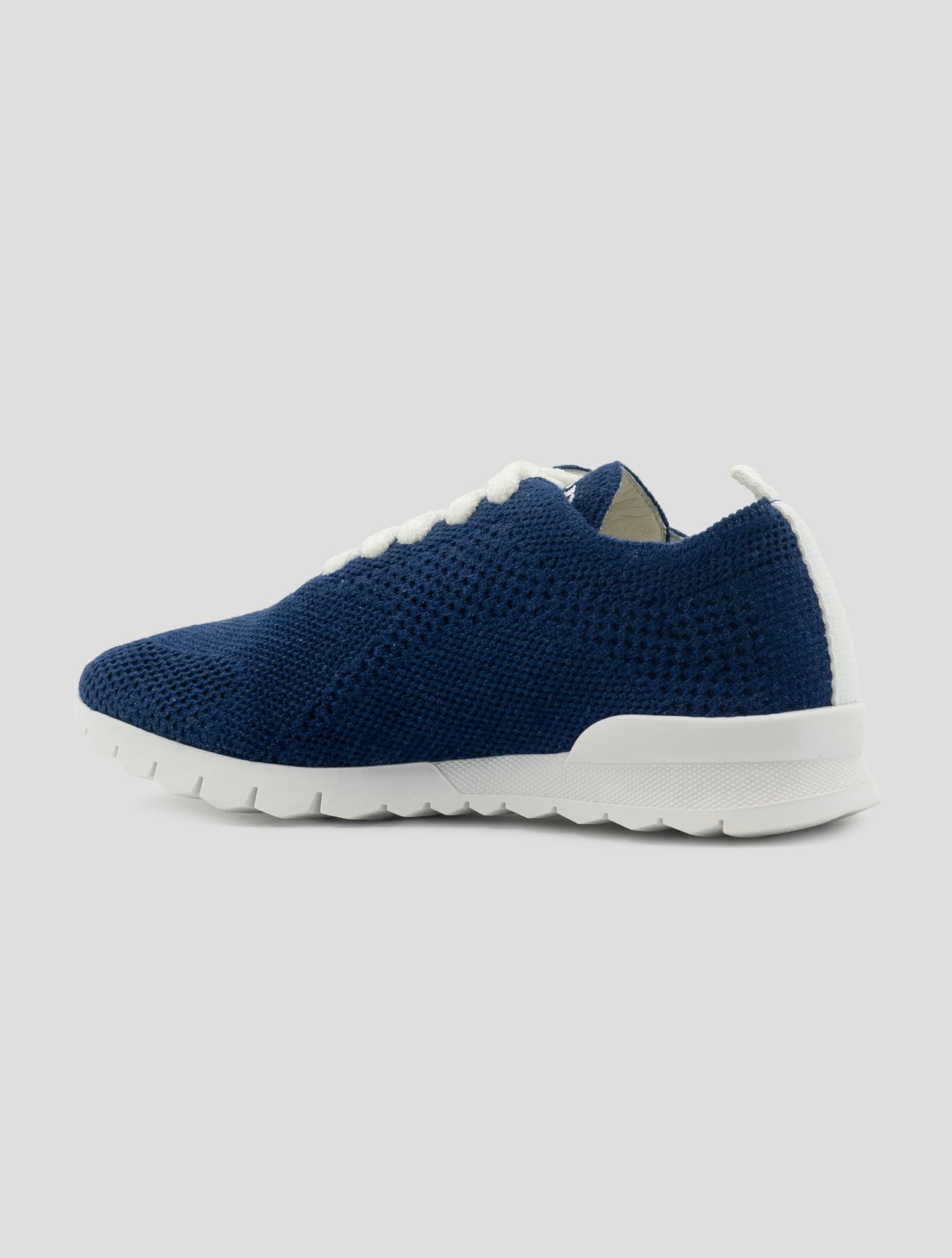 Kiton Blue Cashmere Pl Sneakers