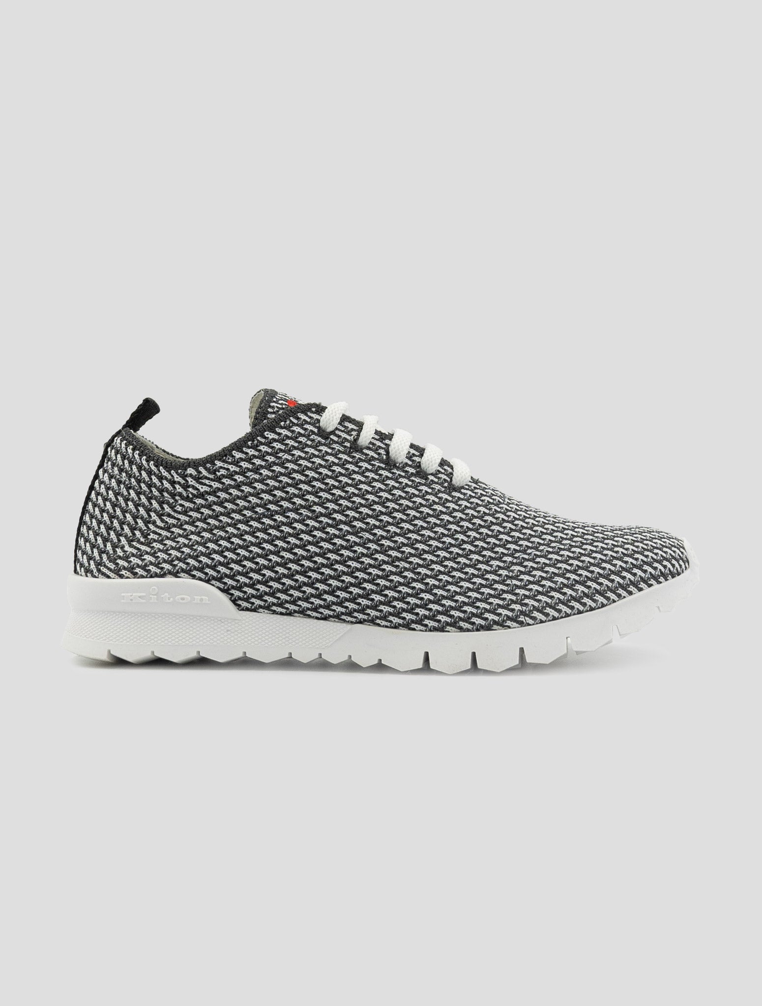 Kiton Black White Pl Ea Sneakers