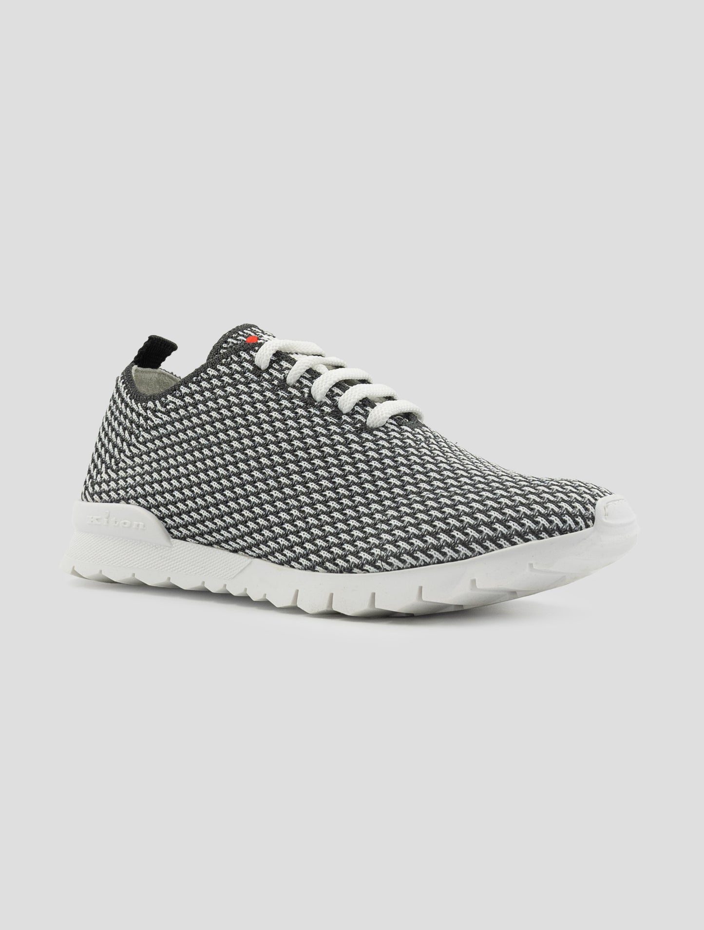 Kiton Black White Pl Ea Sneakers