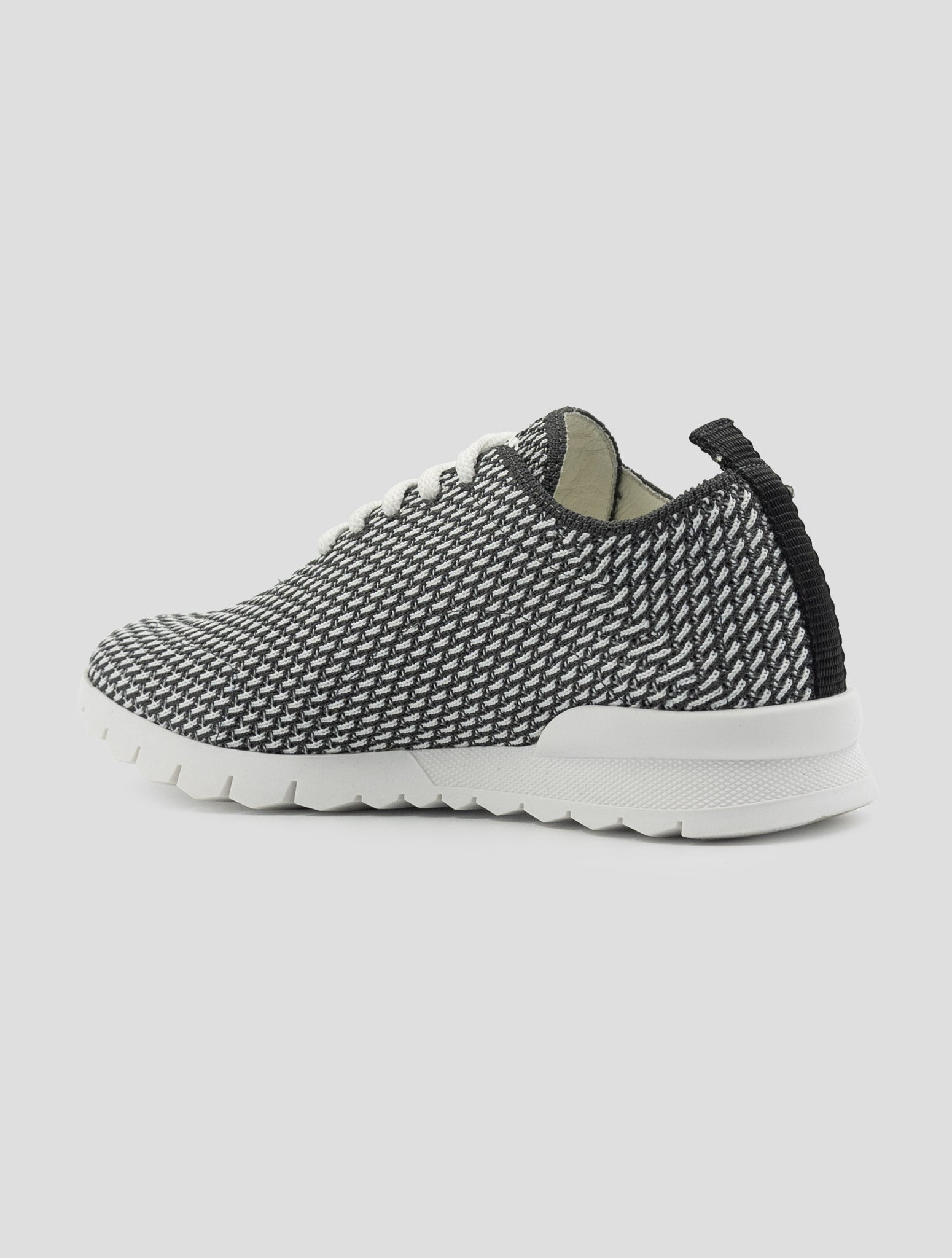Kiton Black White Pl Ea Sneakers