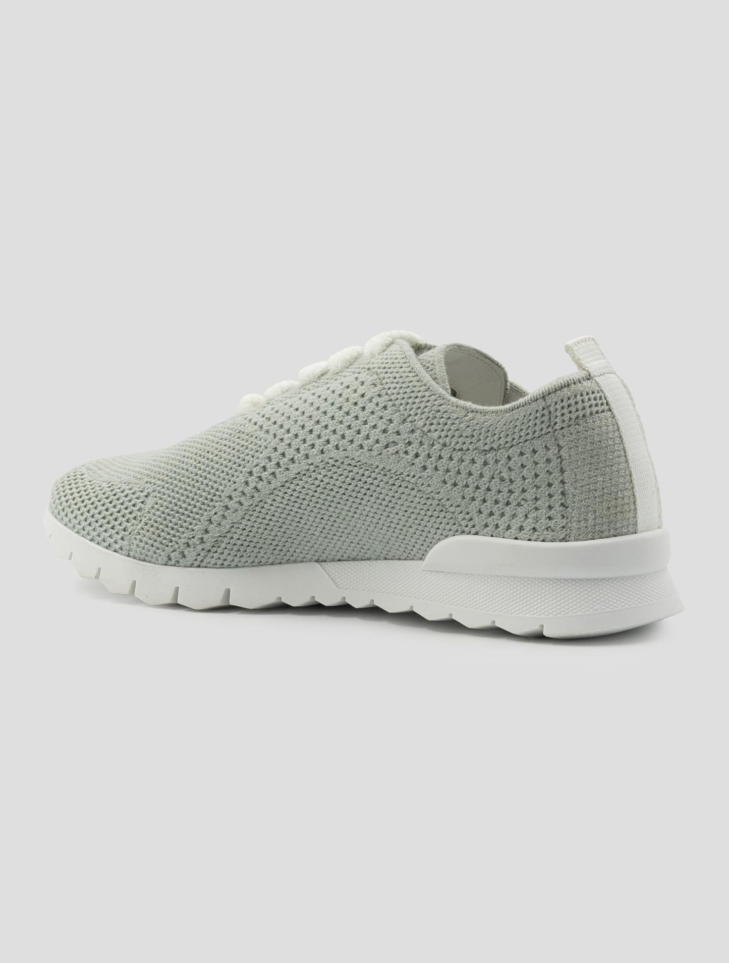 Kiton Gray Cashmere Pl Sneakers