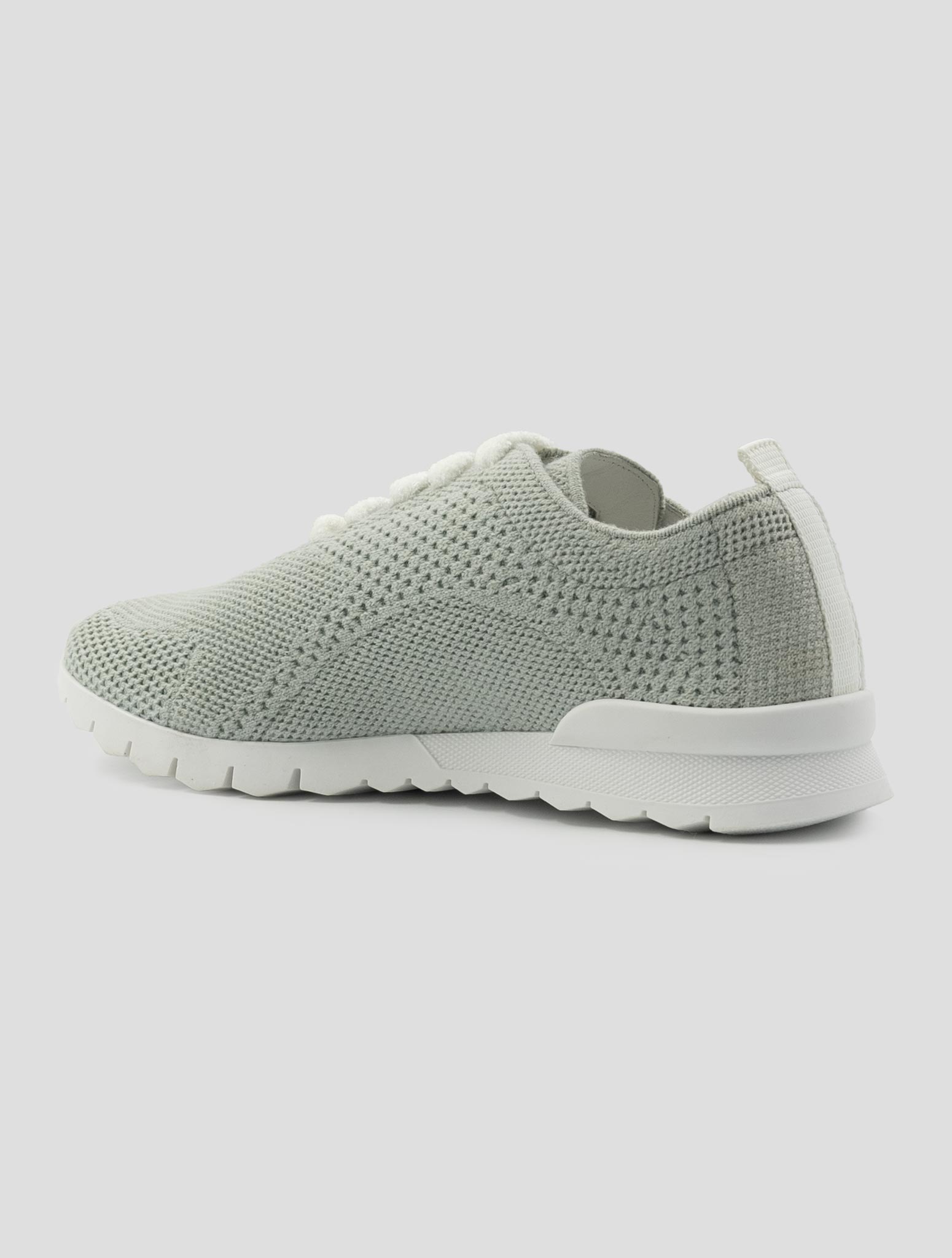 Kiton Gray Cashmere Pl Sneakers