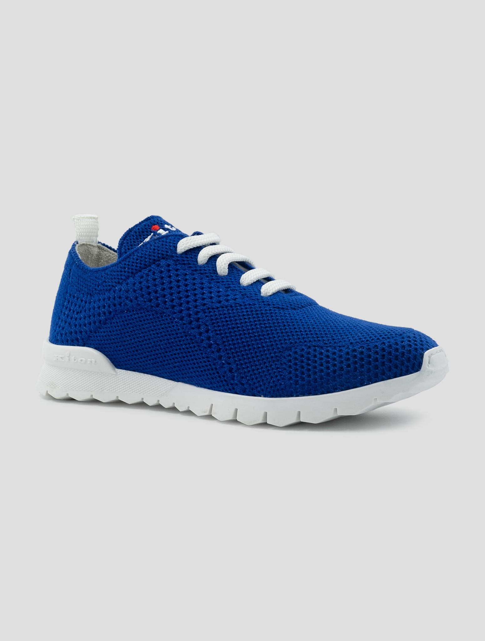 Kiton Blue Cashmere Pl Sneakers