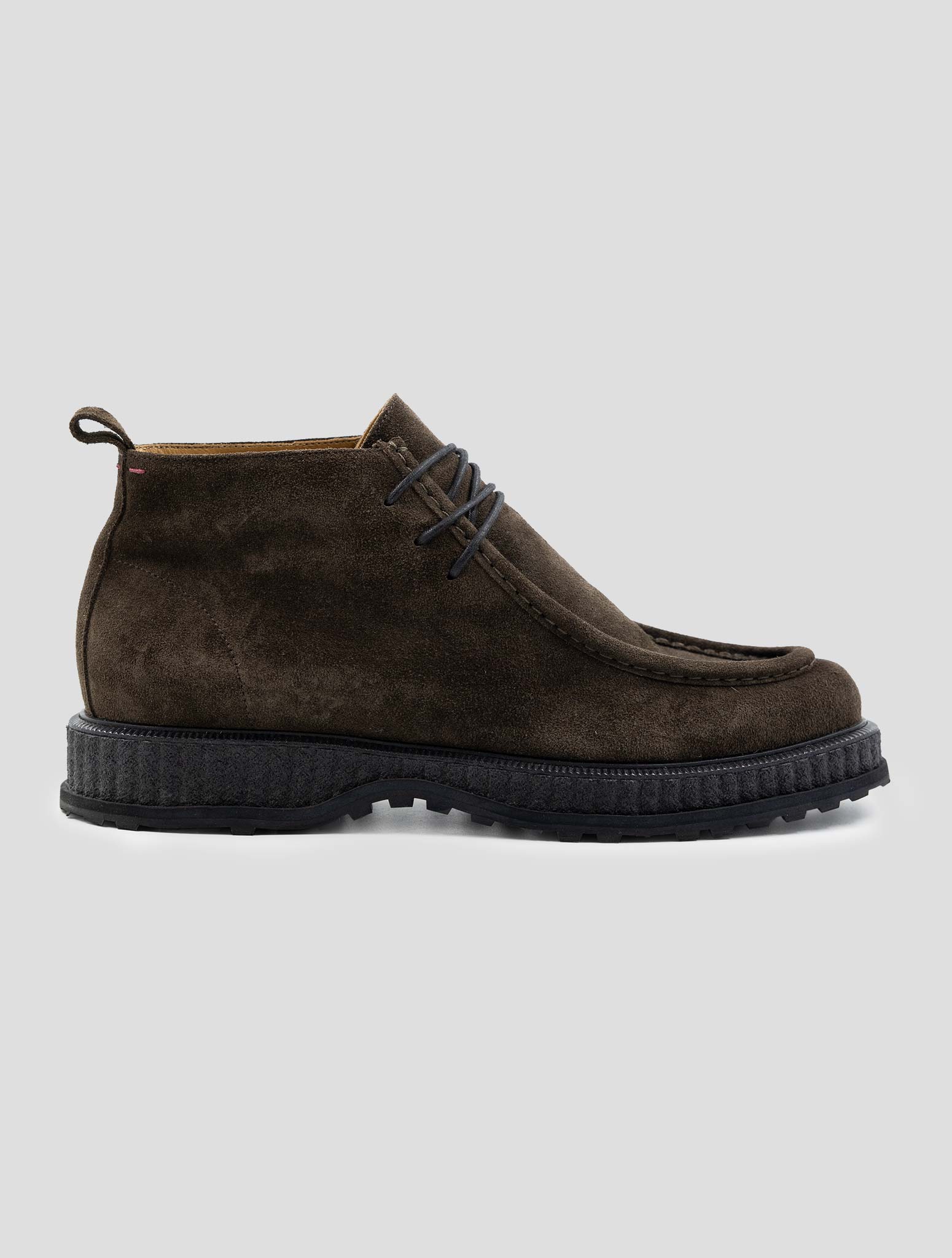 Kiton Brown Leather Suede Boots