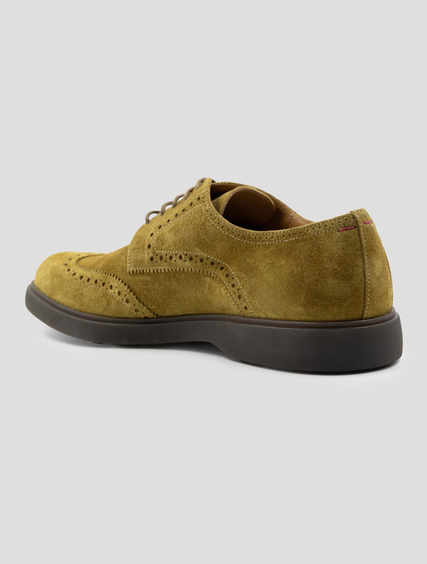 Kiton Brown Leather Suede Dress Shoes
