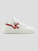 Kiton Knt White Leather Sneakers
