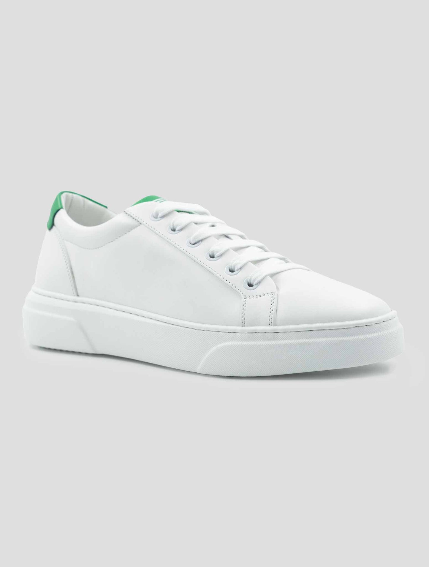 Kiton Knt White Green Sneakers