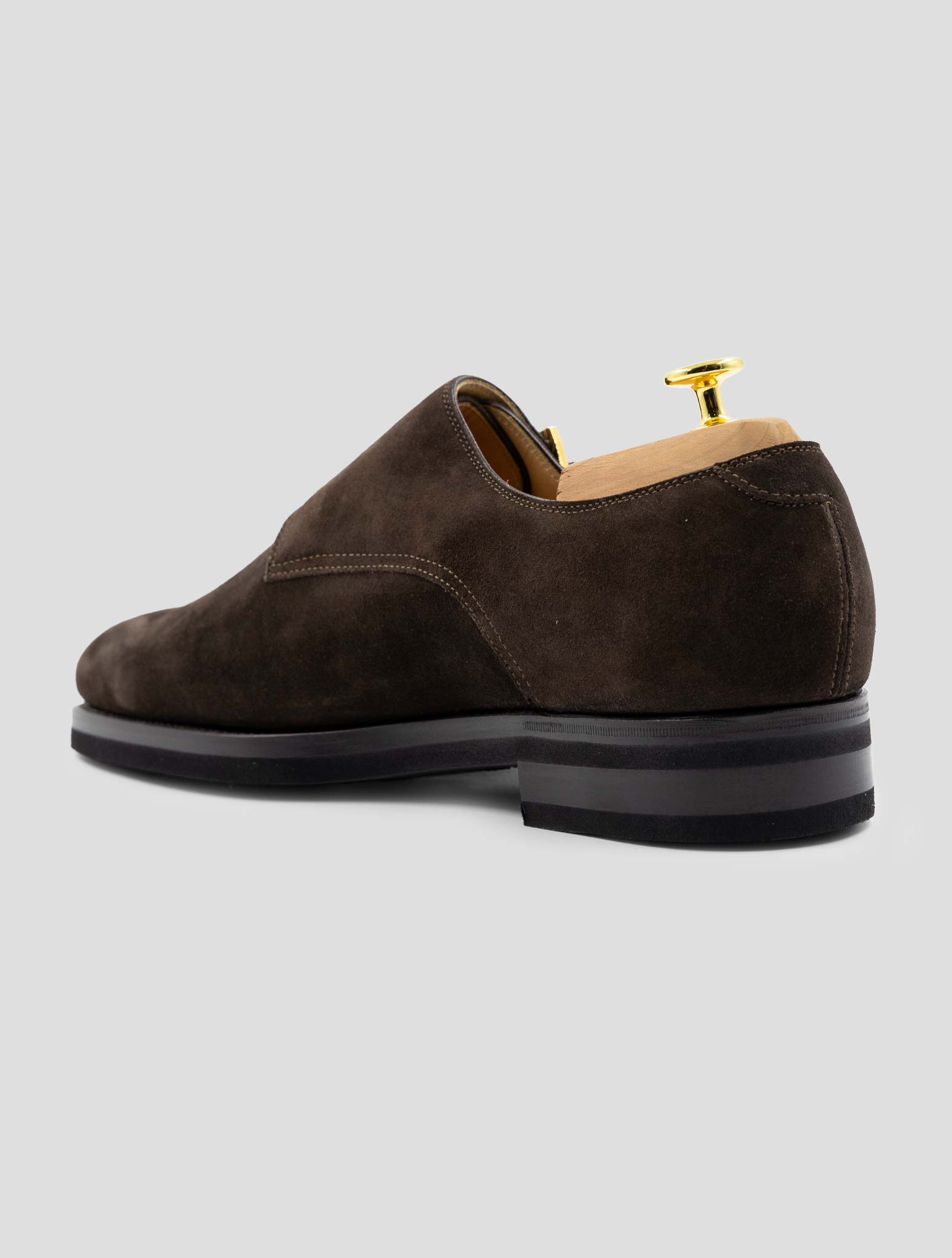 Kiton Brown Leather Suede Dress Shoes
