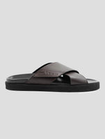 Kiton Brown Leather Sandals
