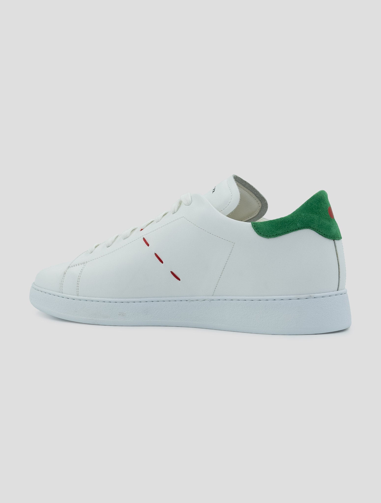 Kiton White Leather Sneakers